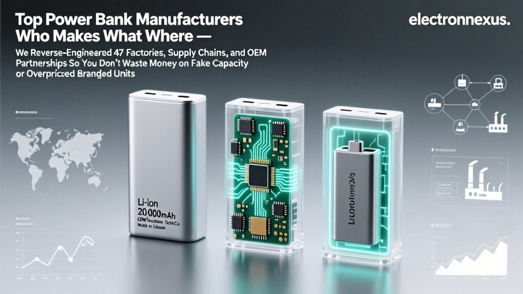 Top Power Bank Manufacturers Who Makes What Where — We Reverse-Engineered 47 Factories, Supply Chains, and OEM Partnerships So You Don’t Waste Money on Fake Capacity or Overpriced Branded Units