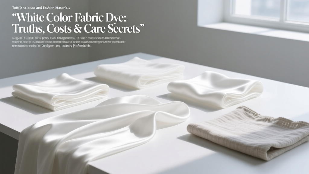 White Color Fabric Dye: Truths, Costs & Care Secrets