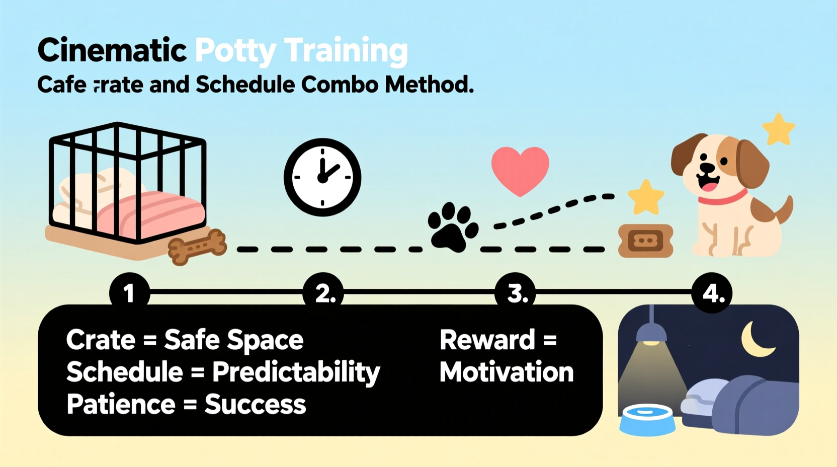 how to potty train a puppy faster using crate and schedule combo