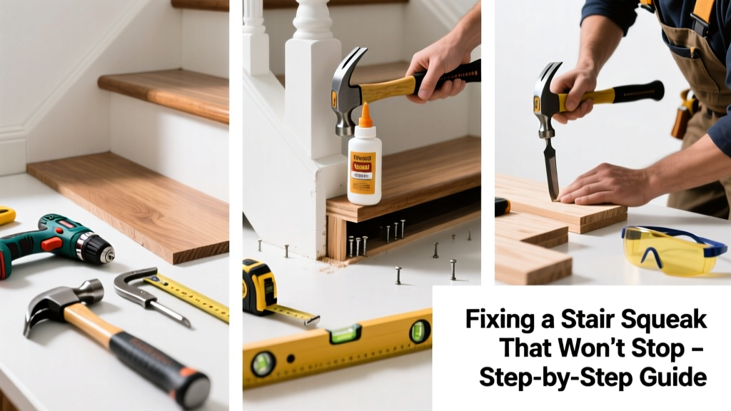 Fixing a Stair Squeak That Won’t Stop—Step-by-Step