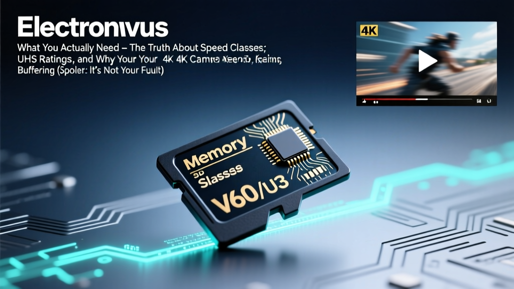 SD Memory Card Classes Explained What You Actually Need: The Truth About Speed Classes, UHS Ratings, and Why Your 4K Camera Keeps Buffering (Spoiler: It’s Not Your Fault)