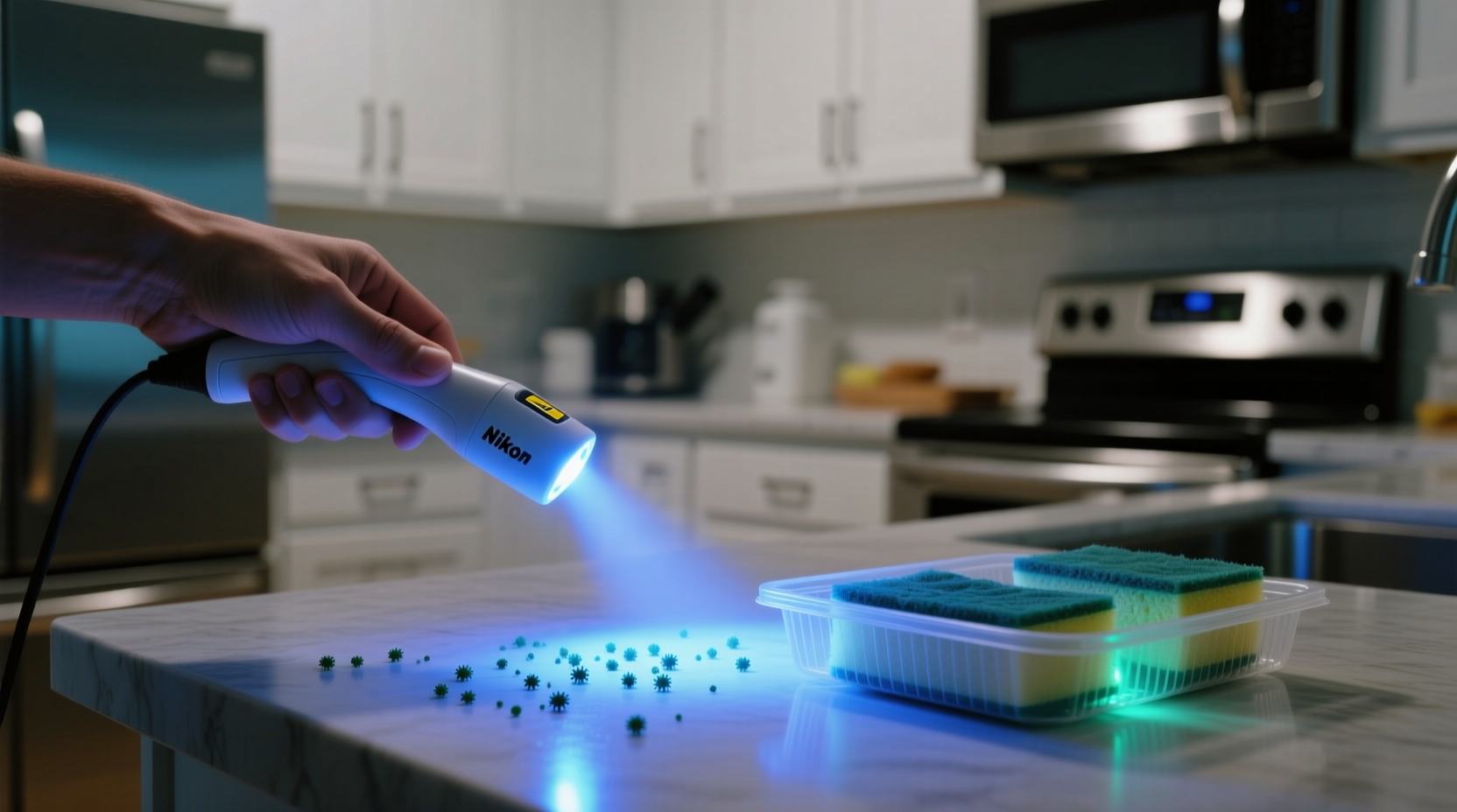 how to use uv light to clean