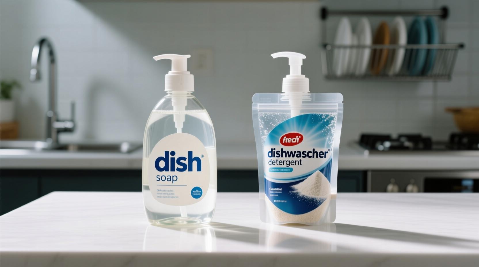 the difference between dish soap dishwasher detergent