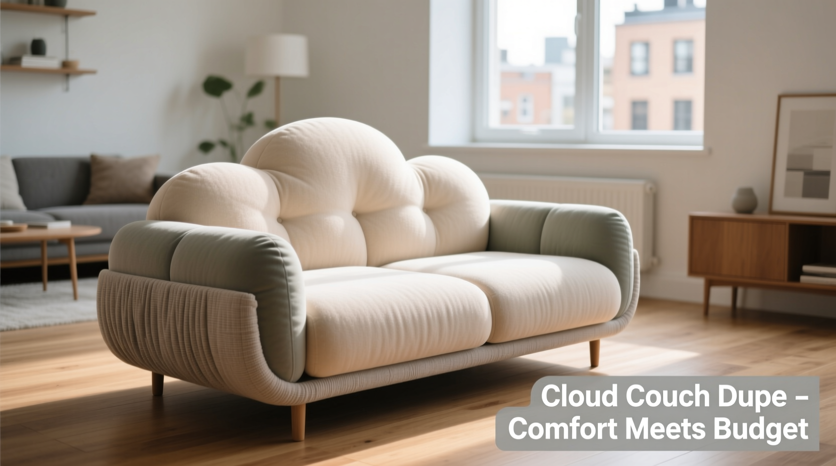cloud couch dupes are the budget versions actually comfortable