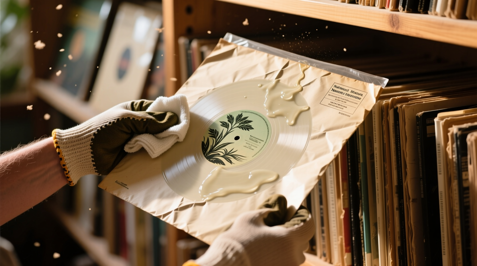 eco friendly cleaning tips for vintage vinyl sleeves