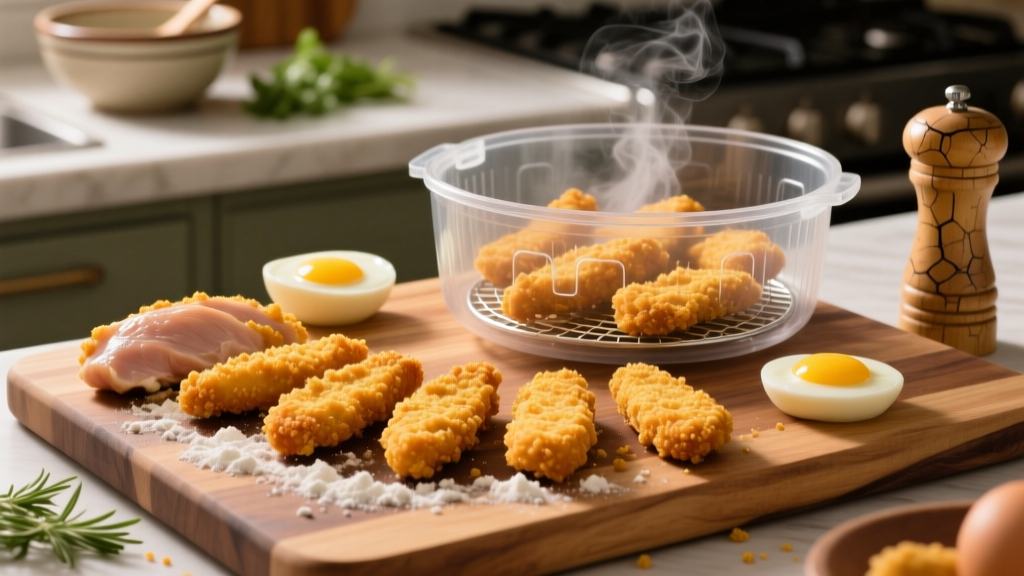 Crispy Bisquick Chicken Fingers in Air Fryer