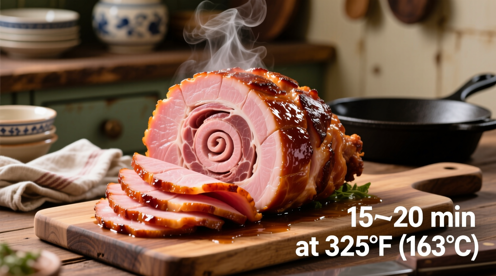 how long do you cook spiral sliced ham