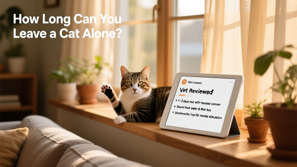 How Long Can You Leave A Cat Alone? Vet-Reviewed Care Facts