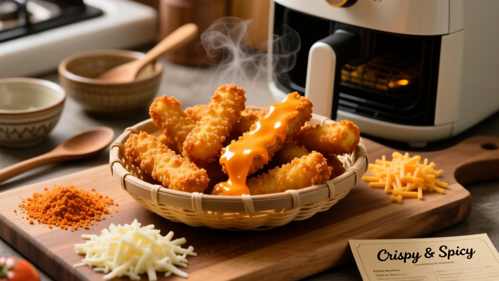 Air Fryer Hot Cheeto Cheese Sticks (Crispy, Less Oil!)