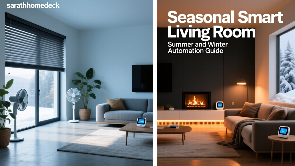 Seasonal Smart Living Room: Summer and Winter Automation Guide