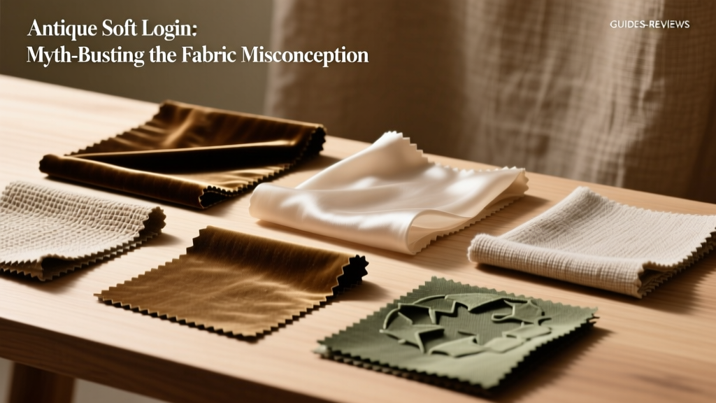 Antique Soft Login: Myth-Busting the Fabric Misconception