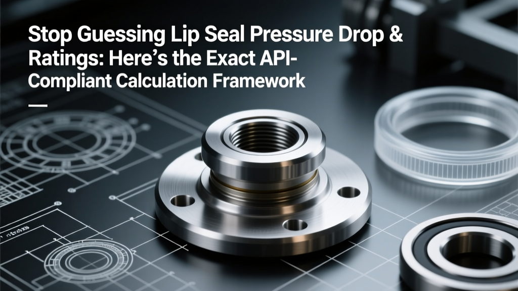 Lip Seal Pressure Drop Calculator: API 682 Compliant