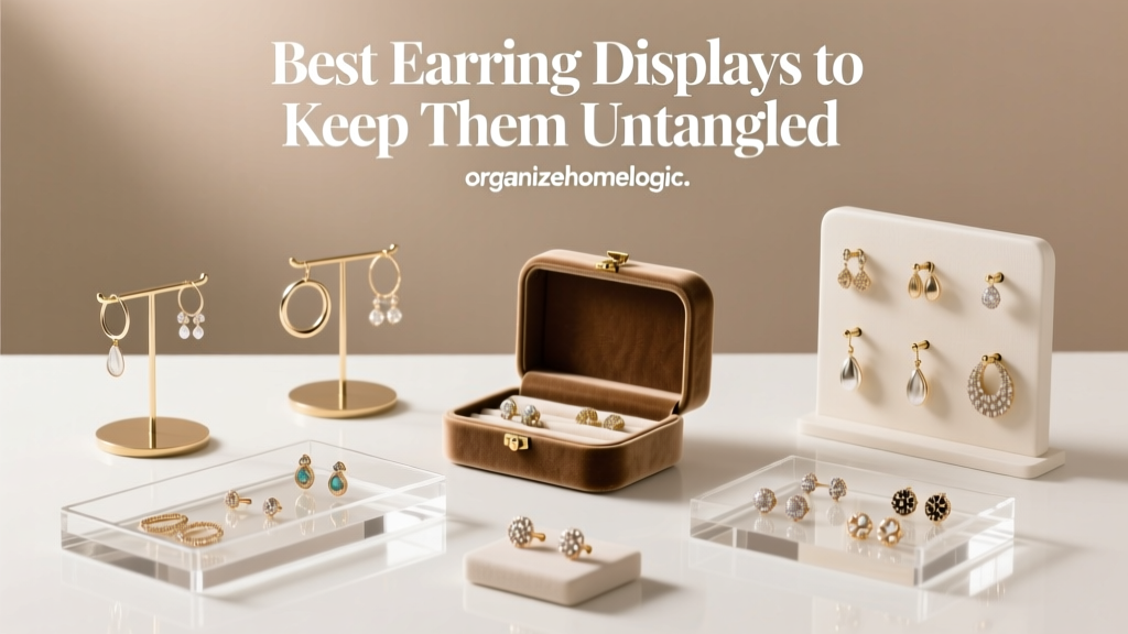 Best Earring Displays to Keep Them Untangled