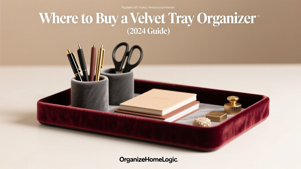 Where to Buy a Velvet Tray Organizer (2024 Guide)
