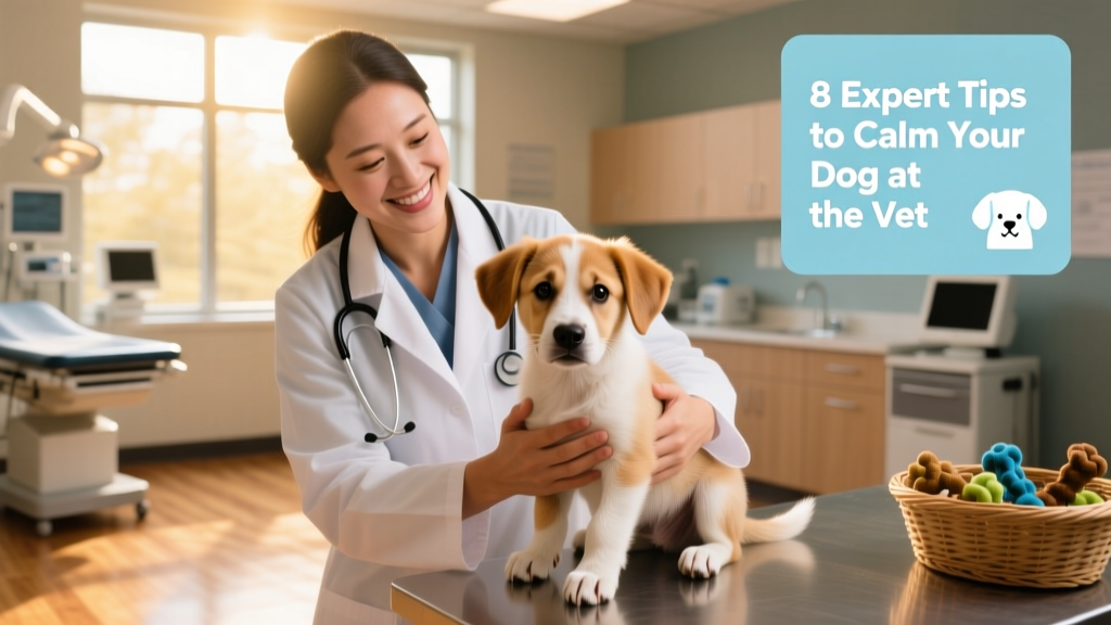 vet holding a puppy