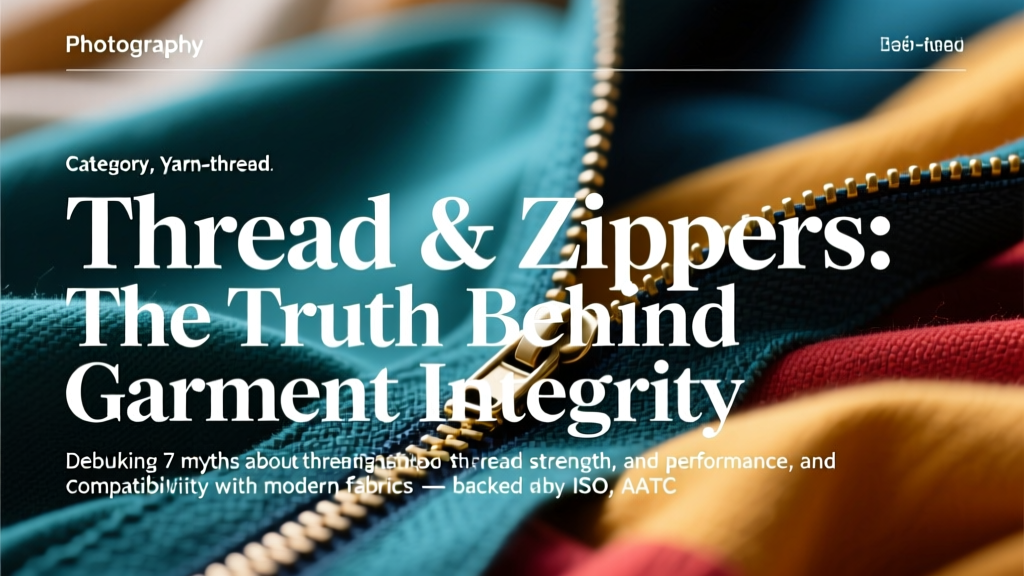 Thread & Zippers: The Truth Behind Garment Integrity