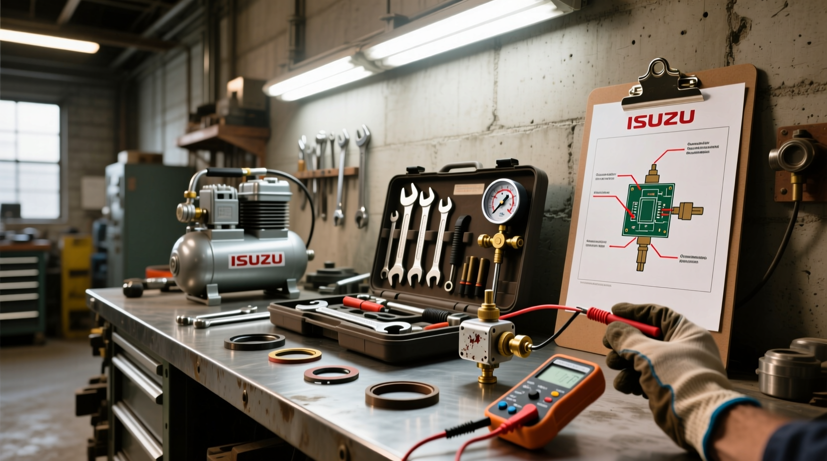 How to choose isuzu air compressor repair kit, how to tell if pressure switch is bad?