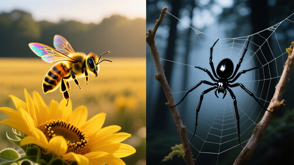 Bee vs Spider: Dream Symbol Comparison