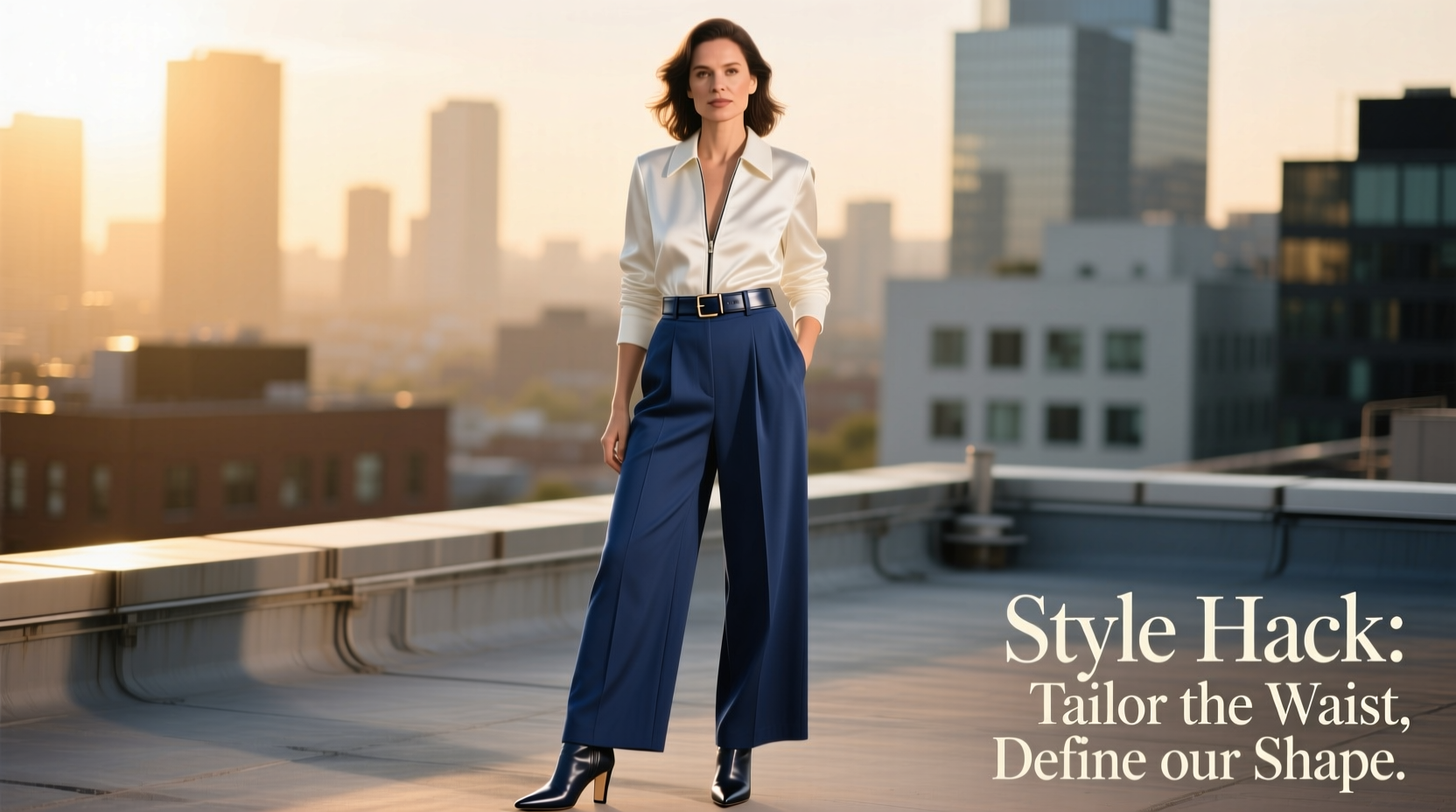 how to style wide leg pants without looking drowned in fabric hacks