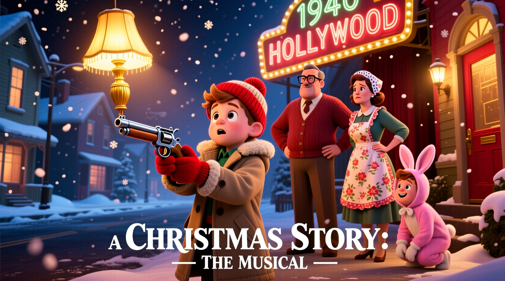 a christmas story musical characters