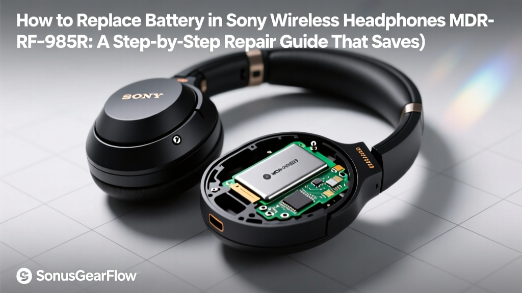 Replace Sony MDR-RF985R Battery: Step-by-Step Guide