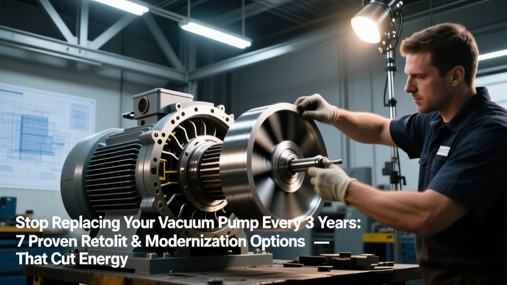 Vacuum Pump Retrofit: 42% Energy Savings, 12+ Year Life