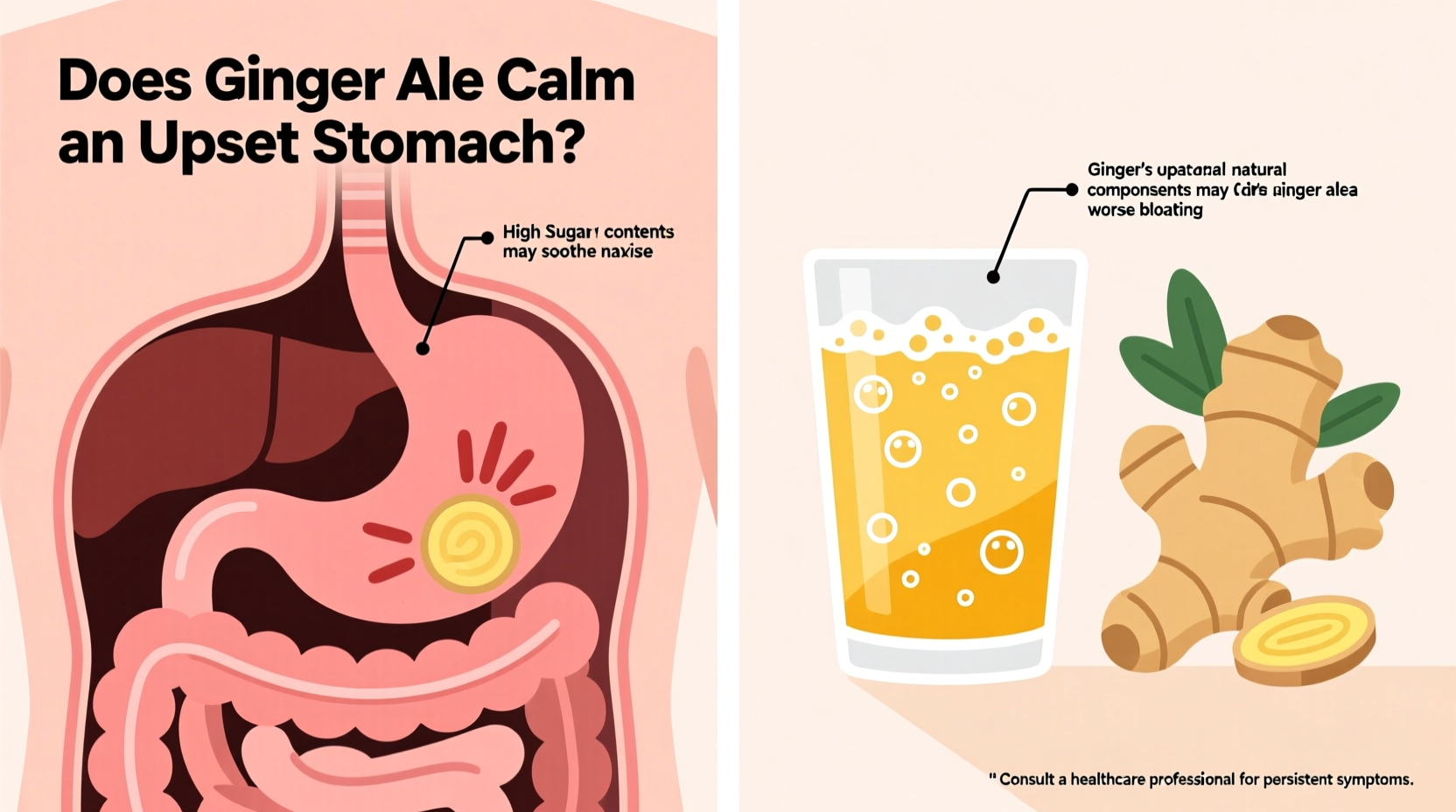 Ginger Ale bei Magenbeschwerden: Wirkung, Grenzen & Expertentipps