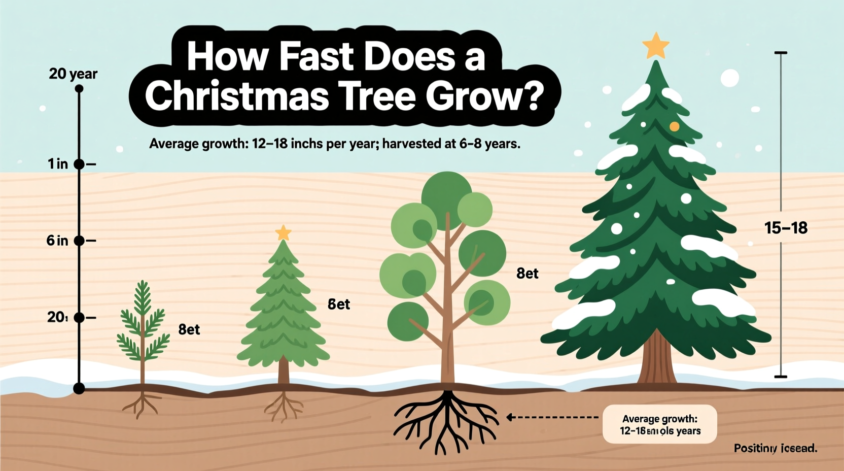 how fast does christmas tree grow