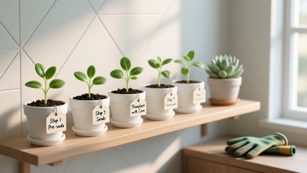 Indoor Flower Seed Starting & Repotting Guide