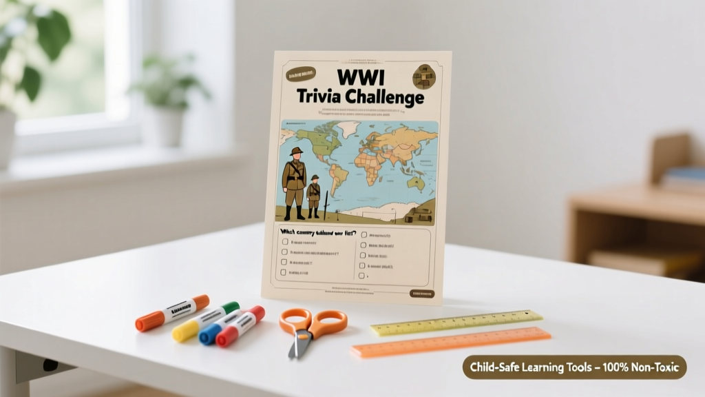 World War I Worksheets: An Interesting Quiz for Middle School Learners