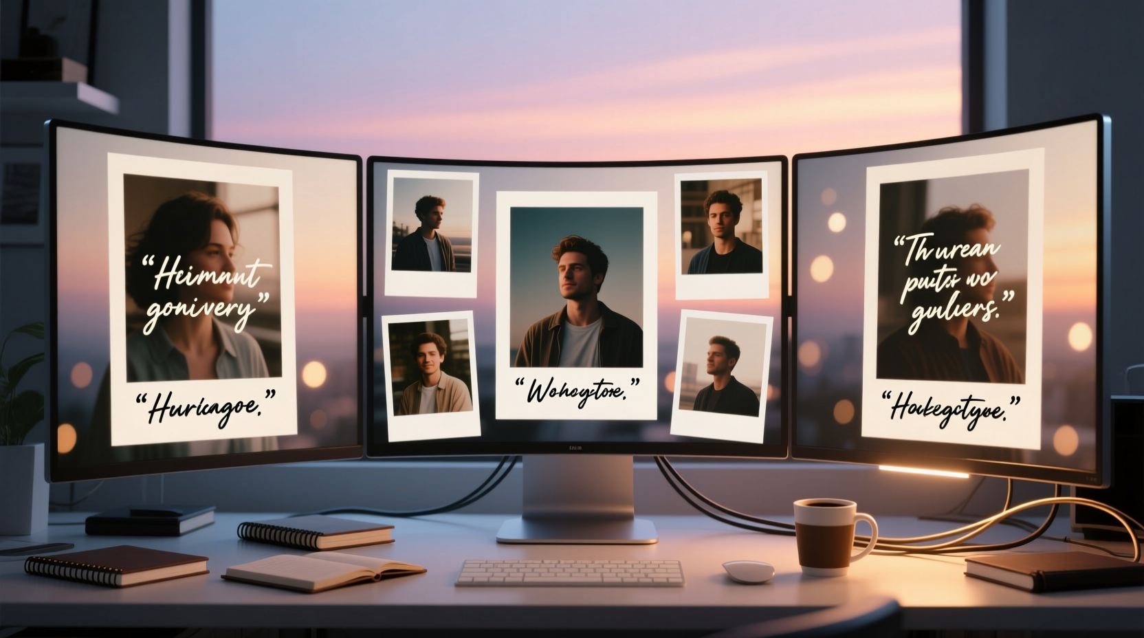 multiphotoquotes plasters your multi monitor setup with