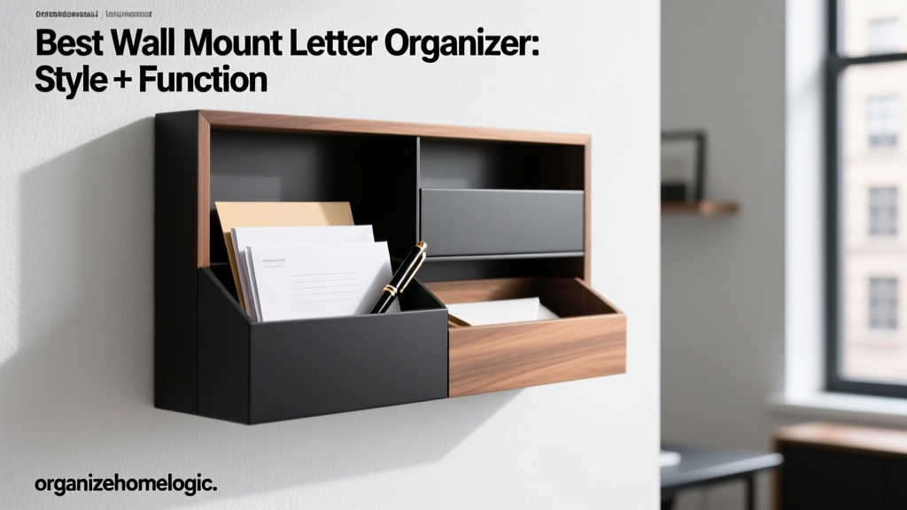 Best Wall Mounted Letter Organizer: Style + Function