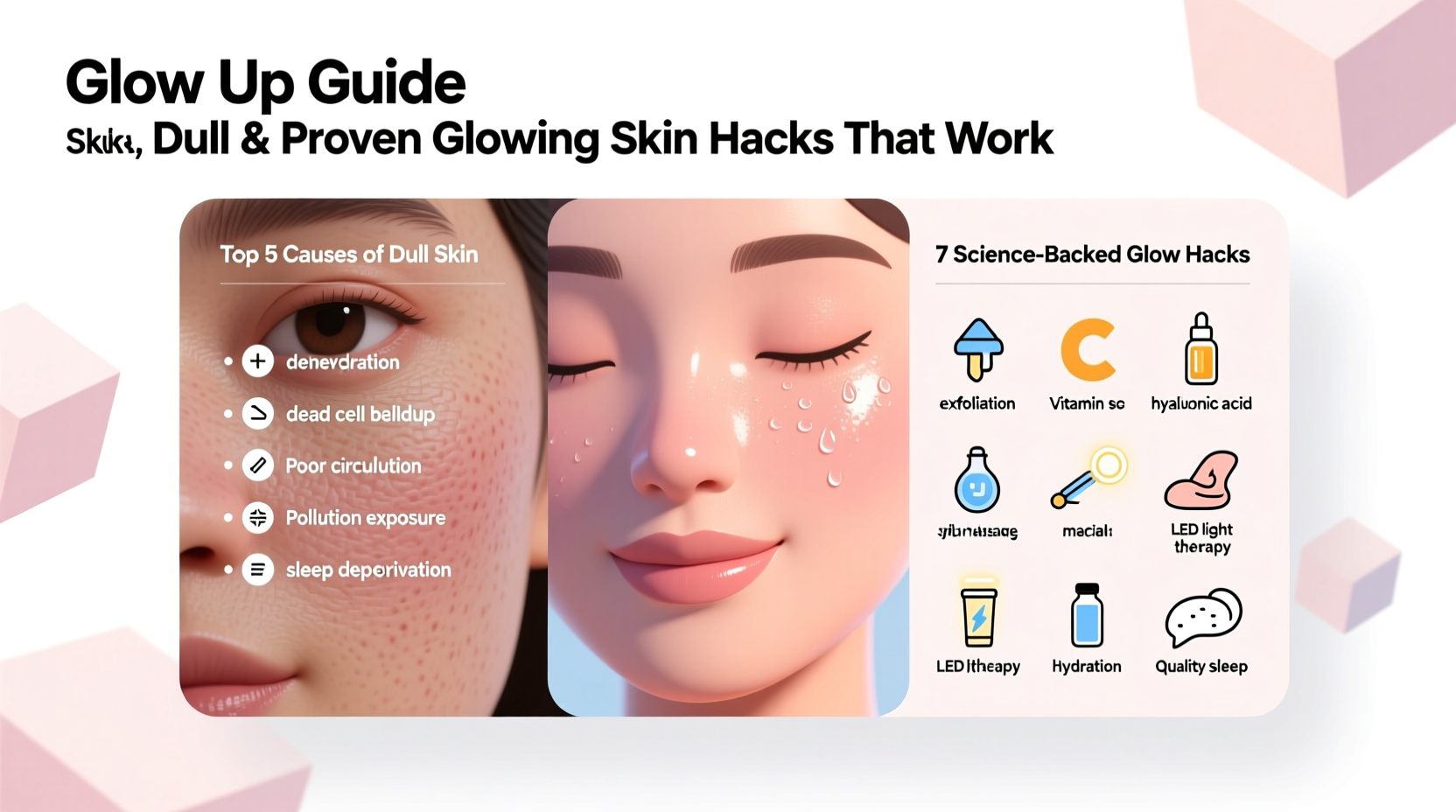 why does my skin look dull causes and glowing skin hacks that work