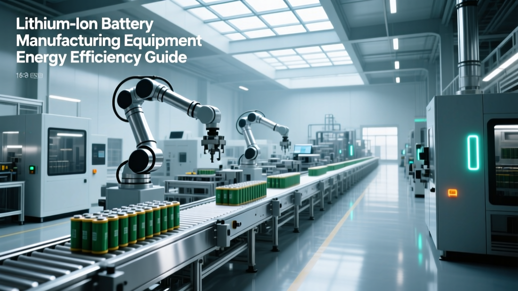 Lithium-Ion Battery Manufacturing Equipment Energy Efficiency Guide