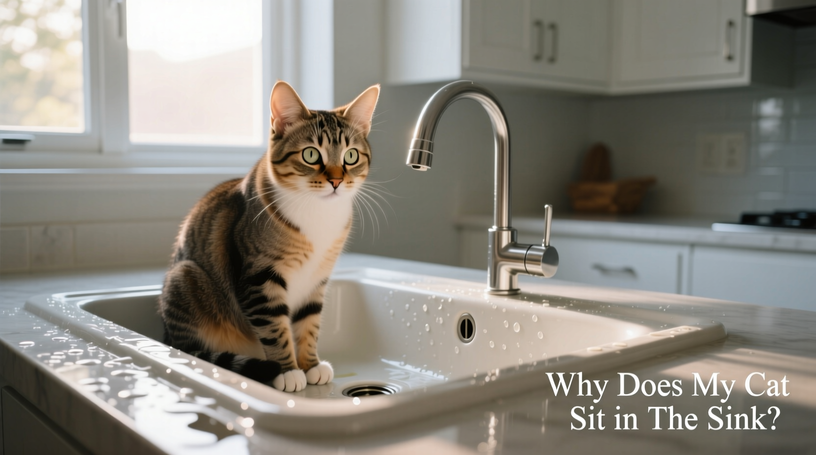 why does my cat sit in the sink curious feline preferences