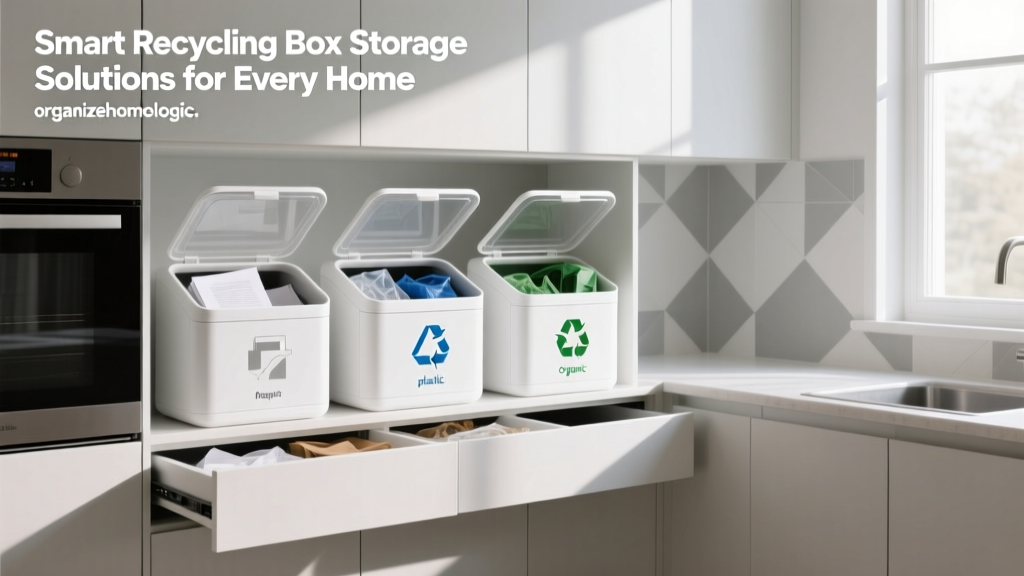 Smart Recycling Box Storage Solutions for Every Home