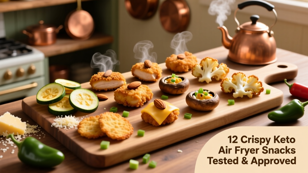 12 Crispy Keto Air Fryer Snacks (Tested & Approved)