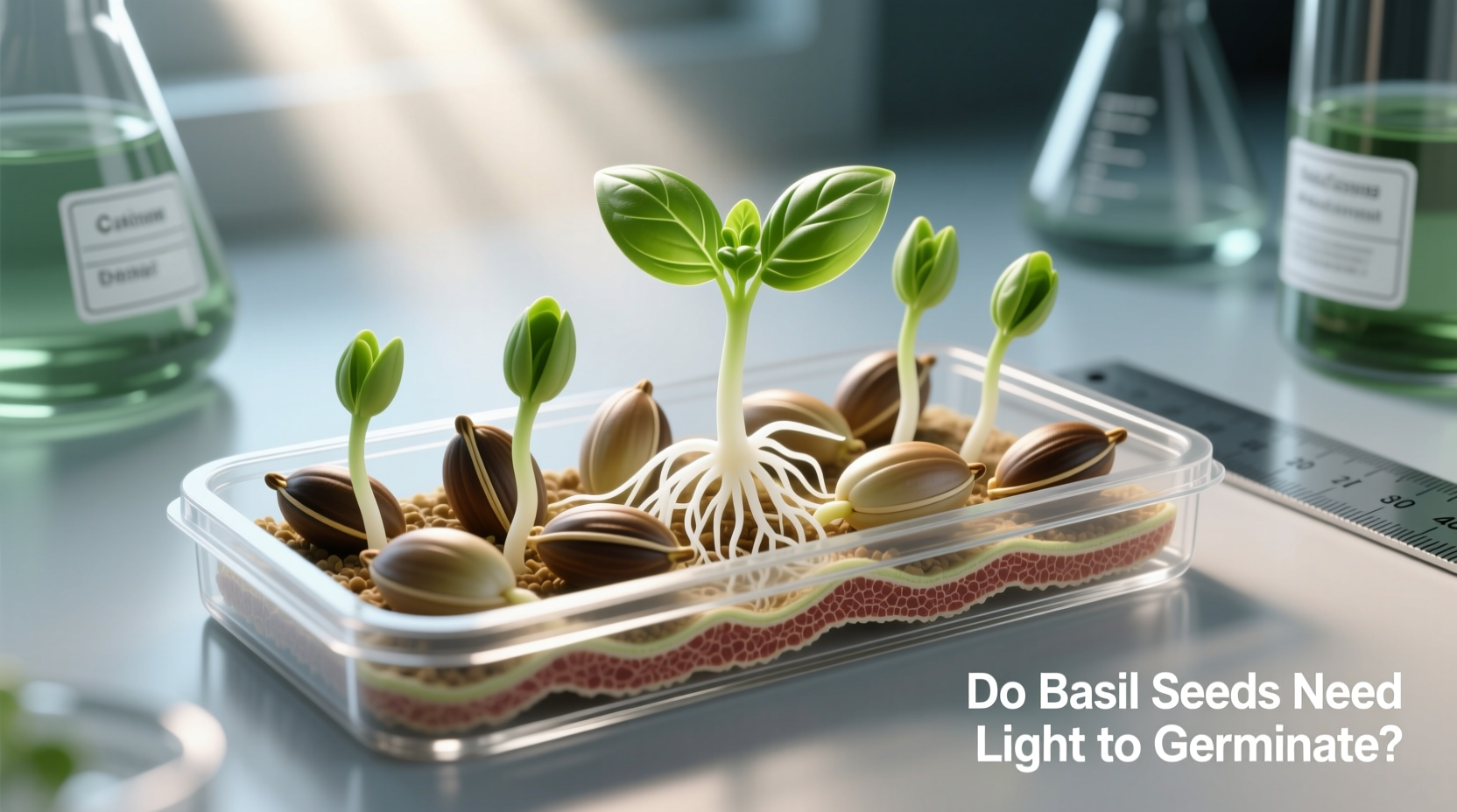 Basil Seeds: 3 Light Requirements to Know | TheHomeSprouts