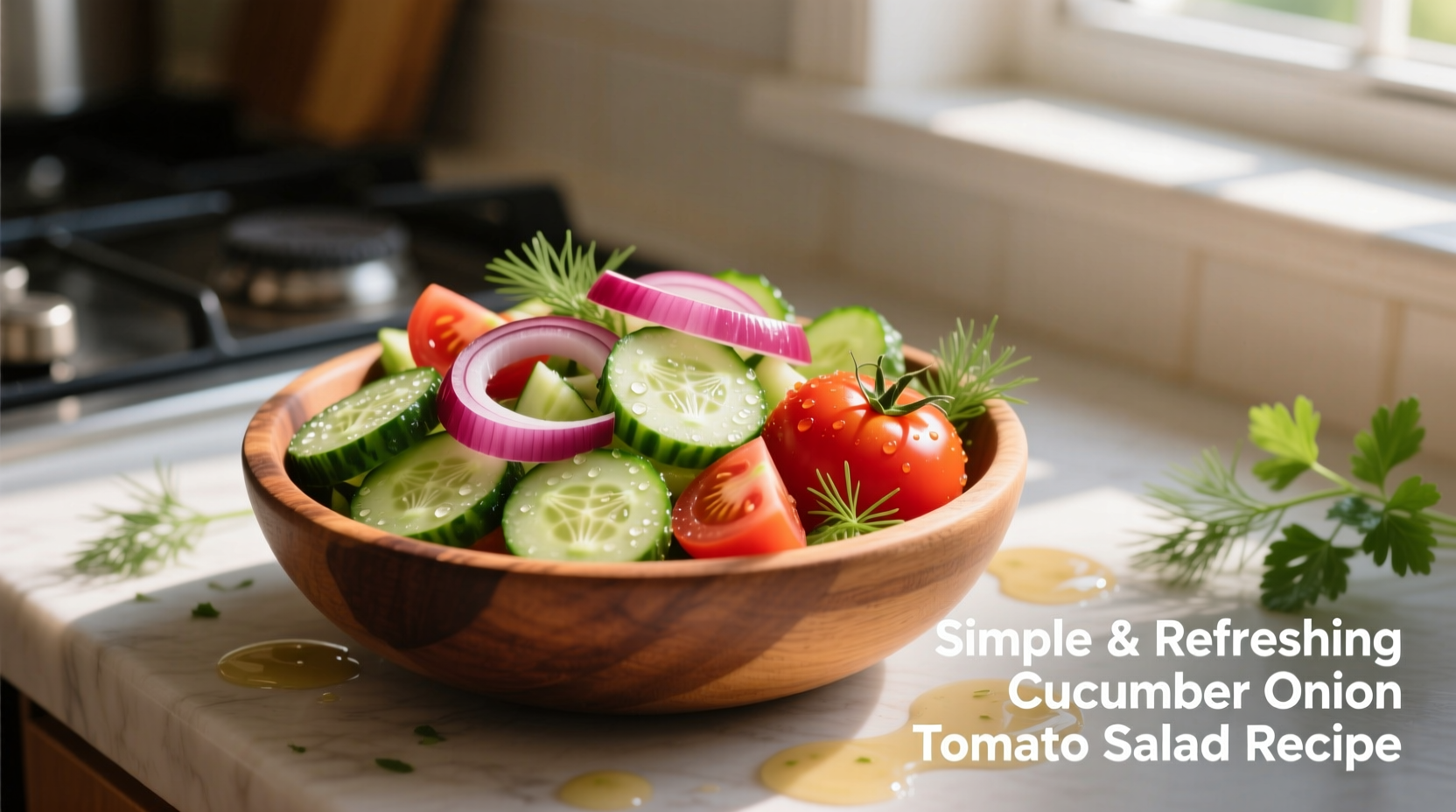 Perfect Cucumber Onion Tomato Salad Recipe in 15 Minutes