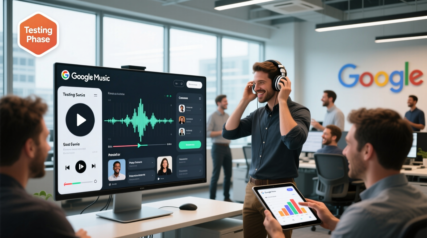 googles internally testing their music service google