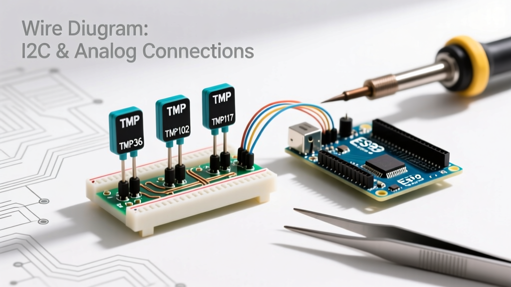TMP Sensor Arduino Tutorial: Wiring TMP36, TMP102 and TMP117