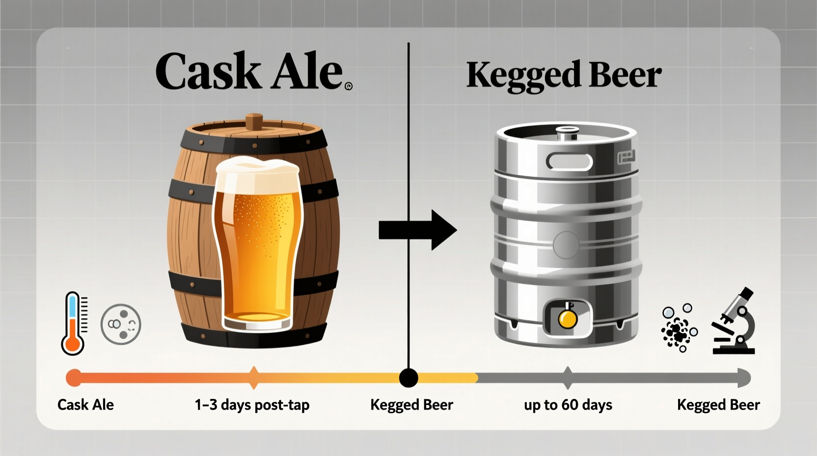 is cask ale better than kegged beer in terms of freshness