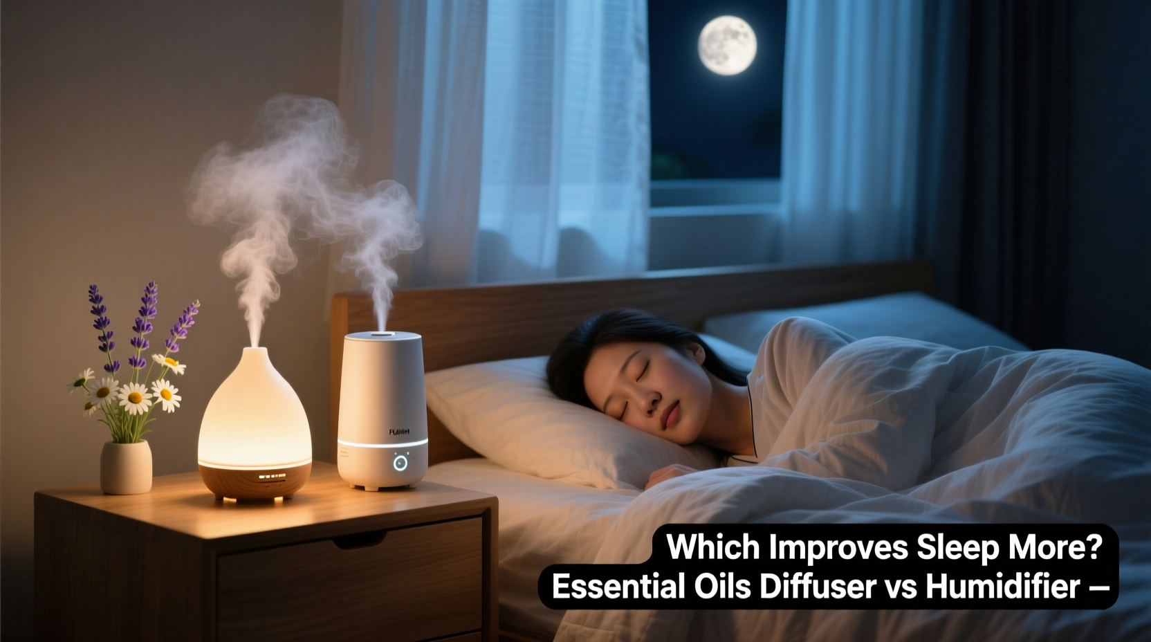 essential oils diffuser vs humidifier which one improves sleep quality more