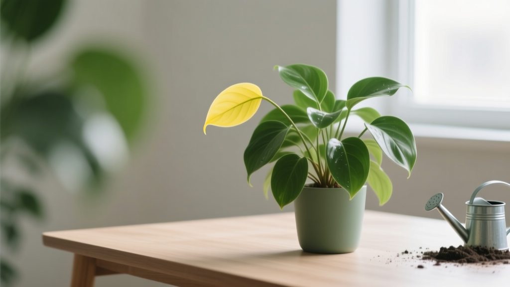 Why Indoor Plant Leaves Turn Yellow & Stop Growing