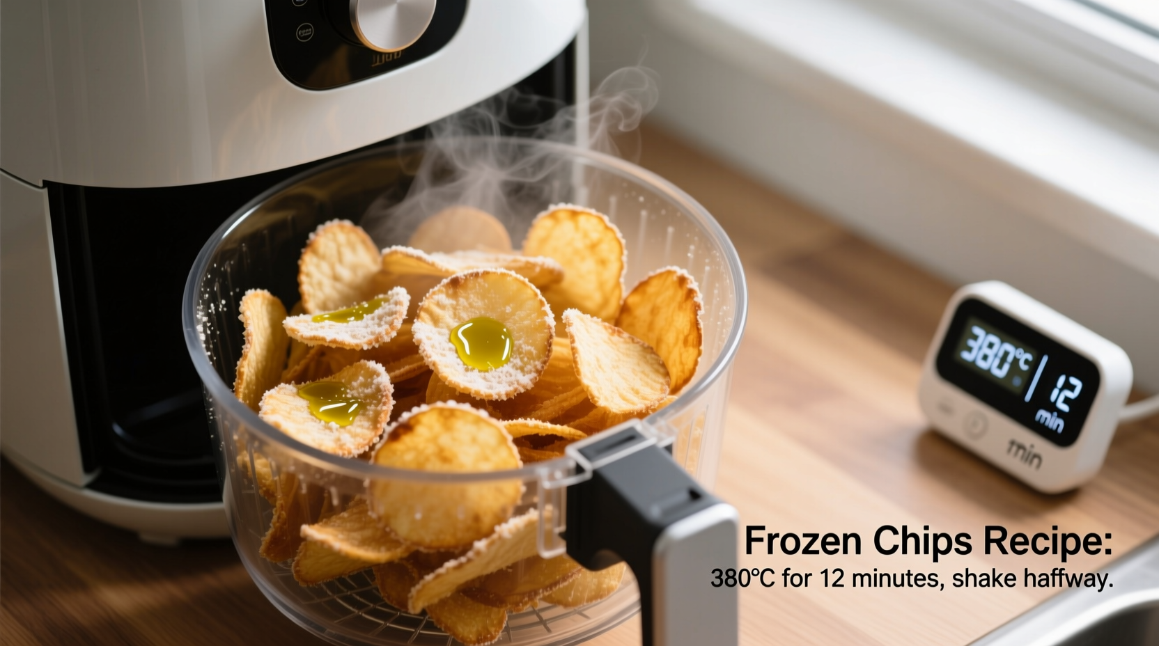 how to cook frozen chips in airfryer