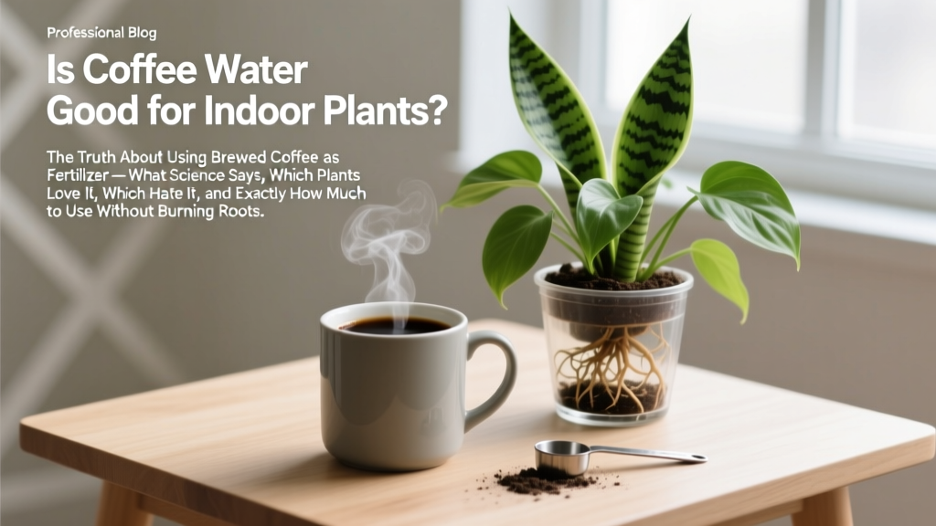 Is Coffee Water Good for Indoor Plants? (2026)