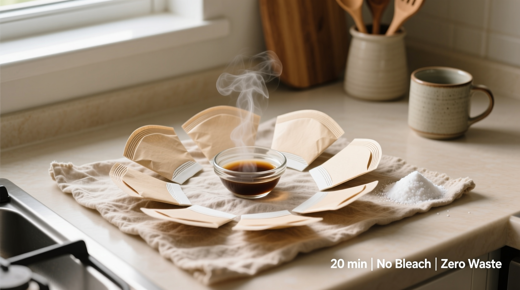 how to clean reusable coffee filters for laundry