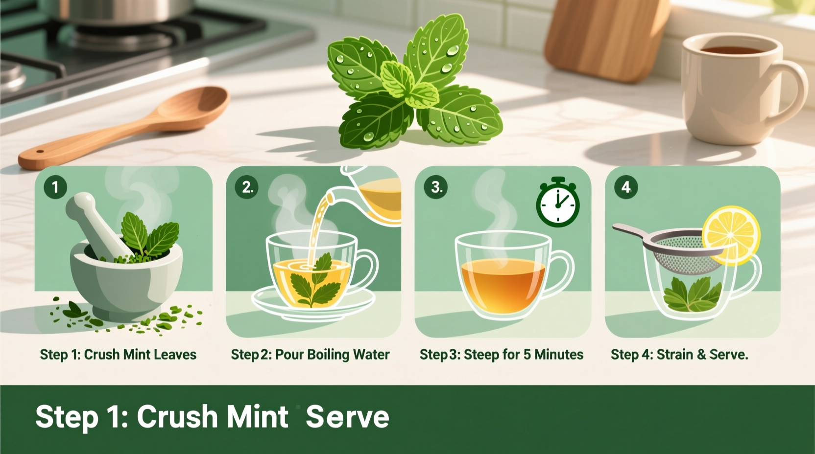5 Mint Tea Recipes for Better Health | TheHomeSprouts