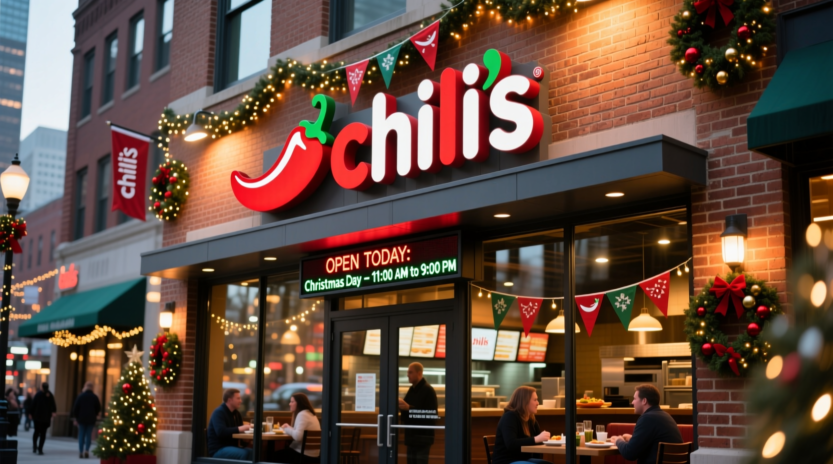 is chilis open on christmas