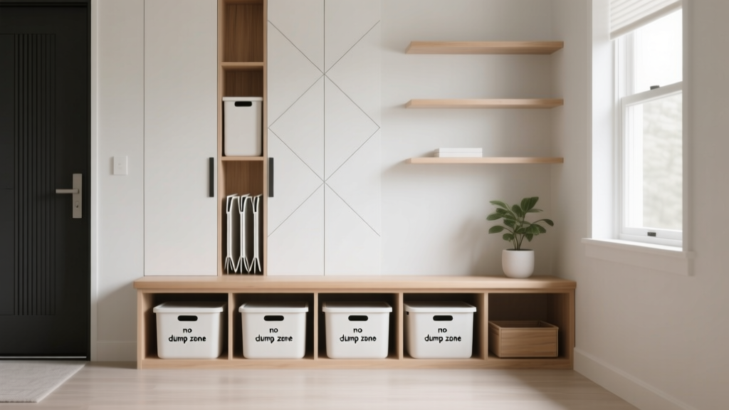 The 'No-Dump Zone' Entryway Bench: Designing Storage That...